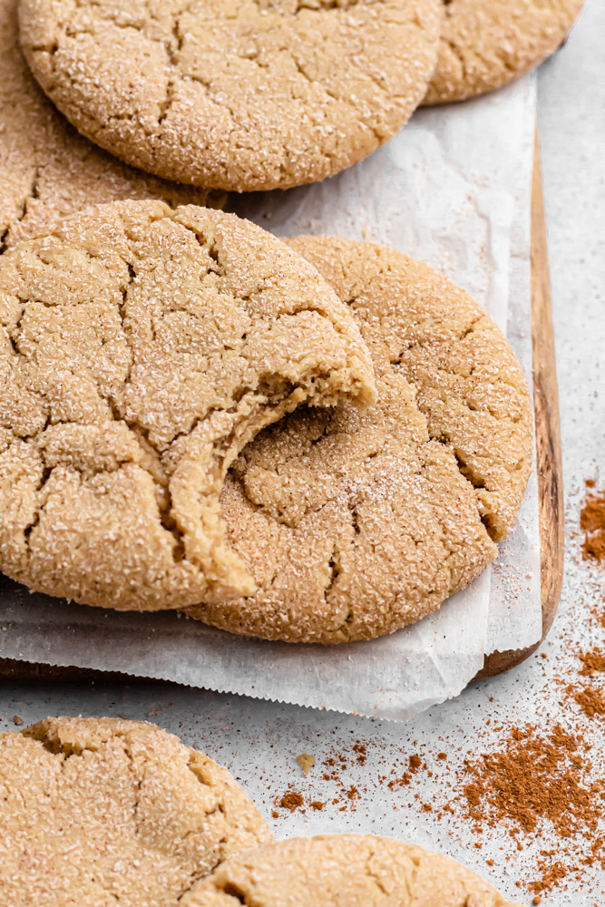 The Best Healthy Snickerdoodles
